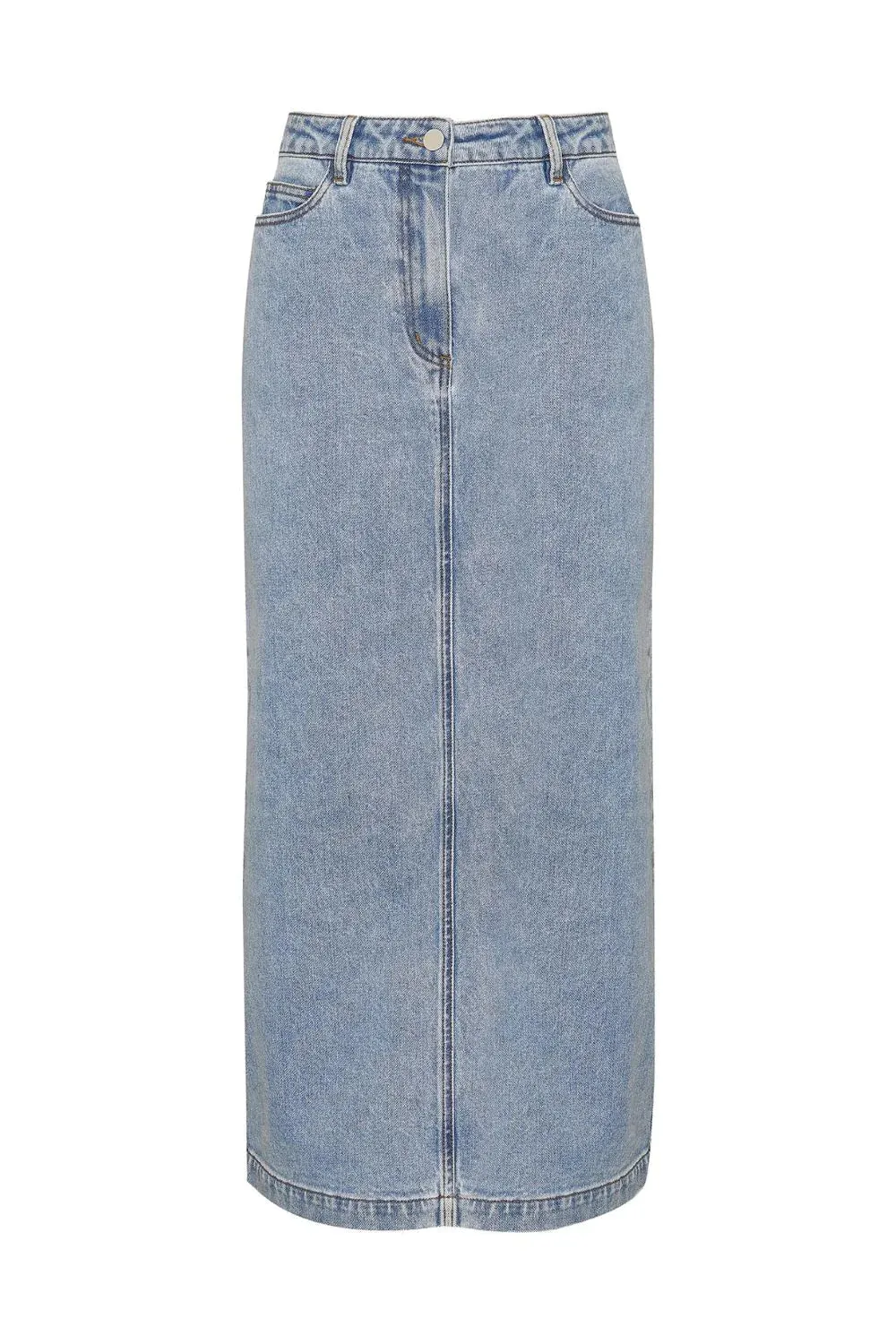 Accord Skirt-Washed Denim