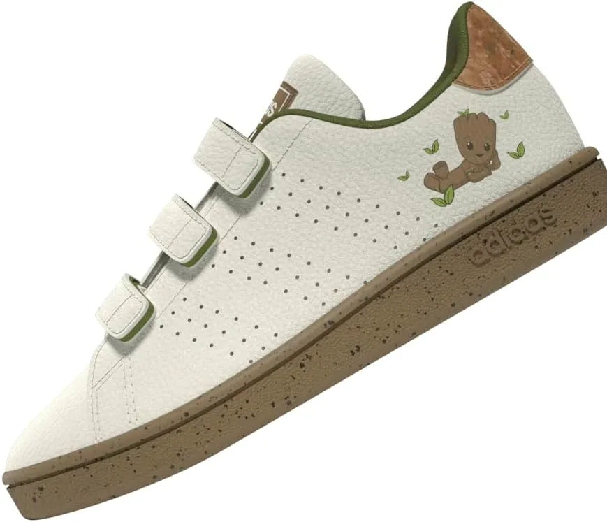adidas Unisex-Child Marvel Groot Advantage Sneaker