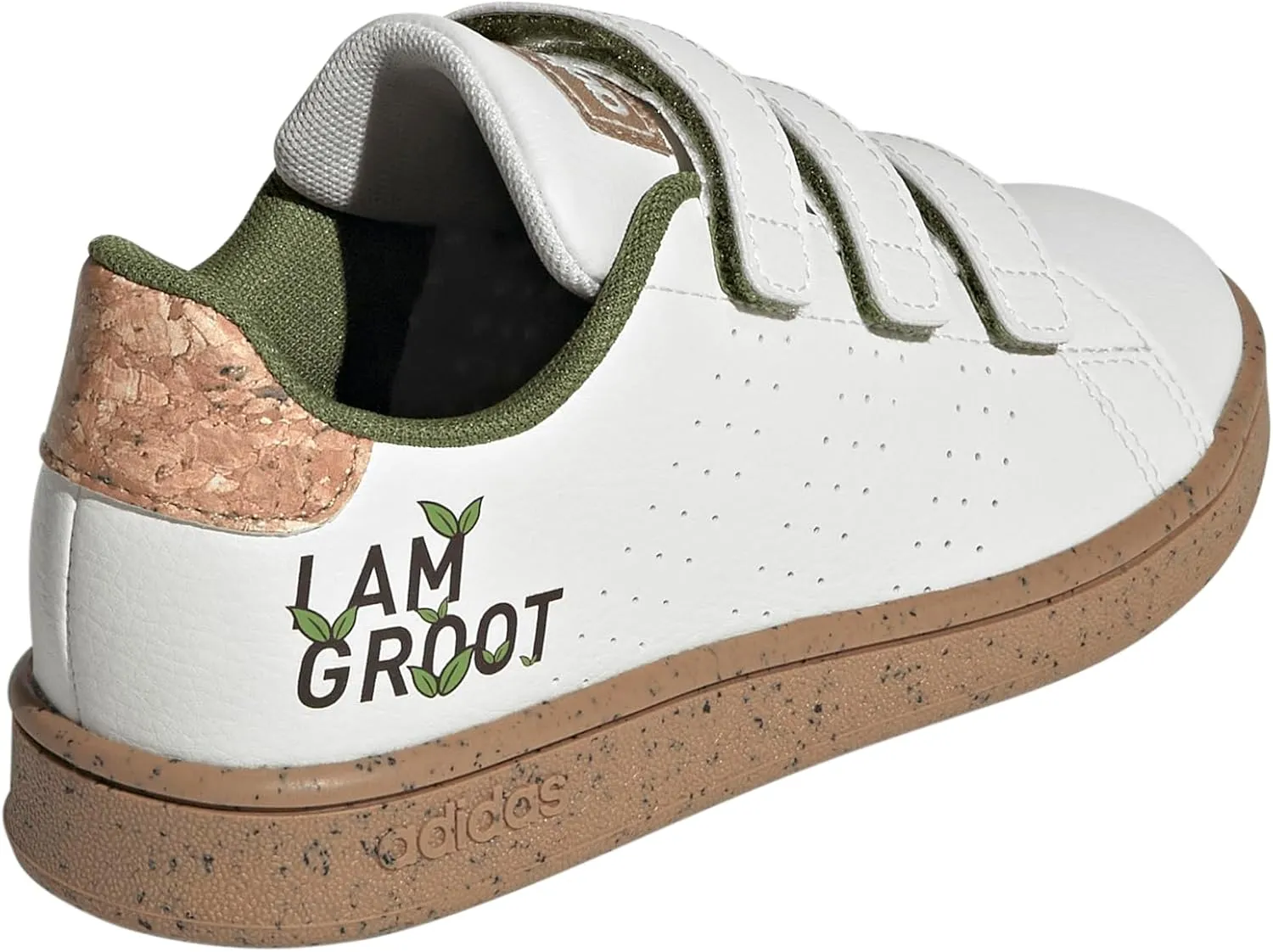 adidas Unisex-Child Marvel Groot Advantage Sneaker