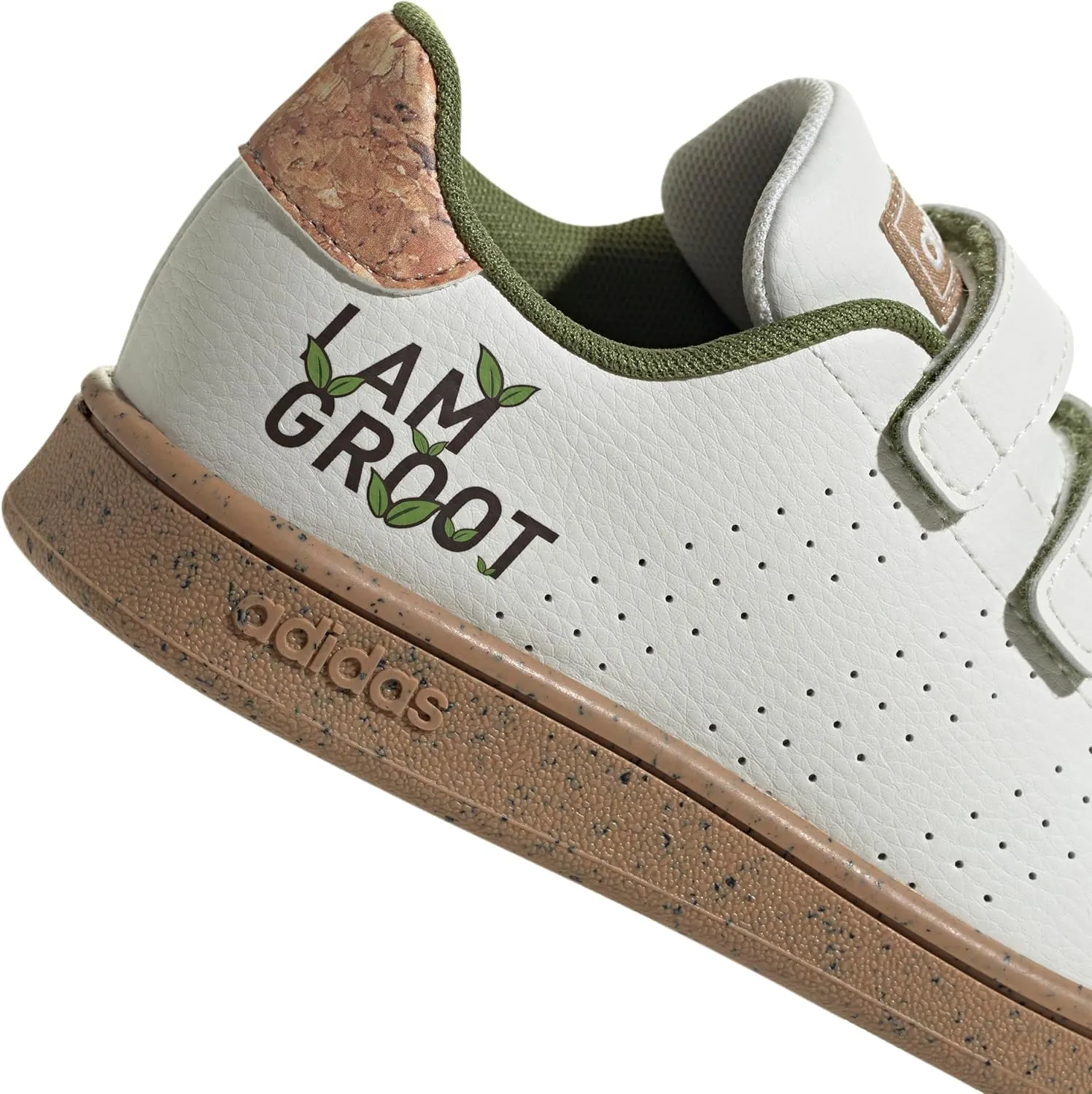 adidas Unisex-Child Marvel Groot Advantage Sneaker