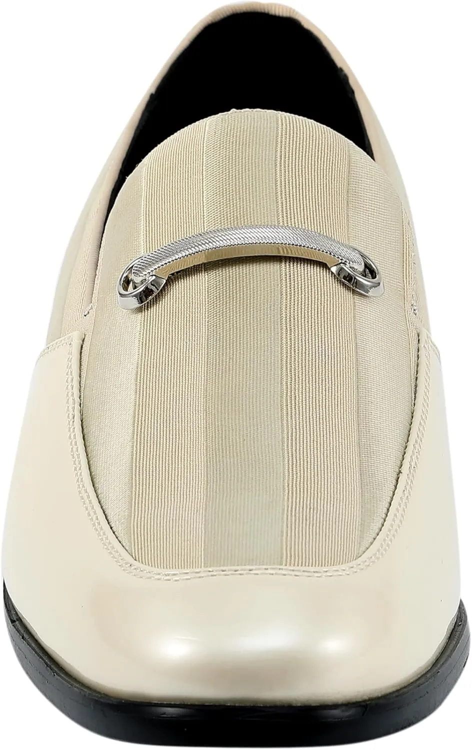 Amali Fay Velvet Men’s Slip-On Shoes with Gold Chain Ornament Dress Shoes for Men Velvet Formal Loafers for Men The Original Smoking Men Tuxedo Dress Shoes