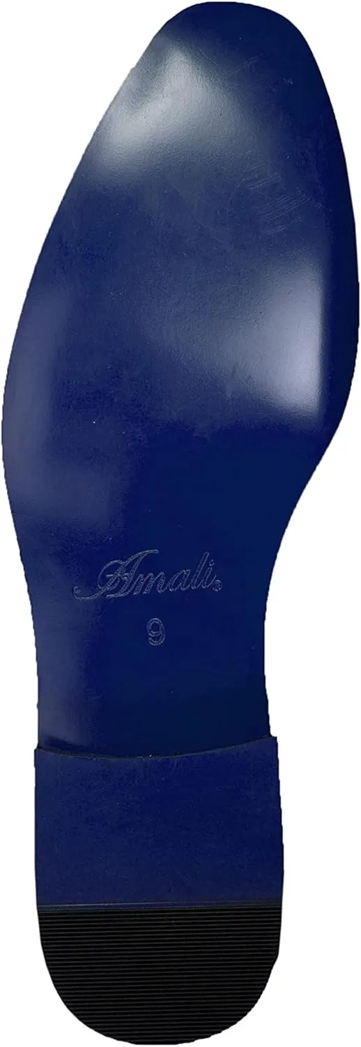 Amali Fay Velvet Men’s Slip-On Shoes with Gold Chain Ornament Dress Shoes for Men Velvet Formal Loafers for Men The Original Smoking Men Tuxedo Dress Shoes