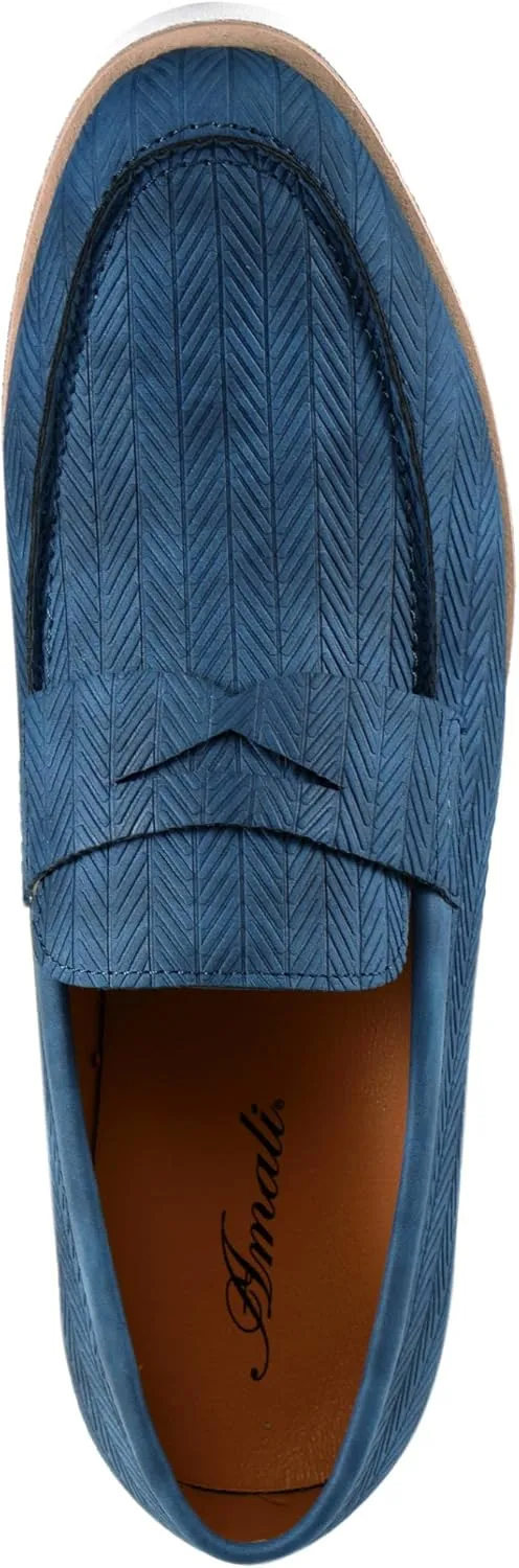 Amali Levi Two Tone Penny Loafer Slip-On Shoes for Men