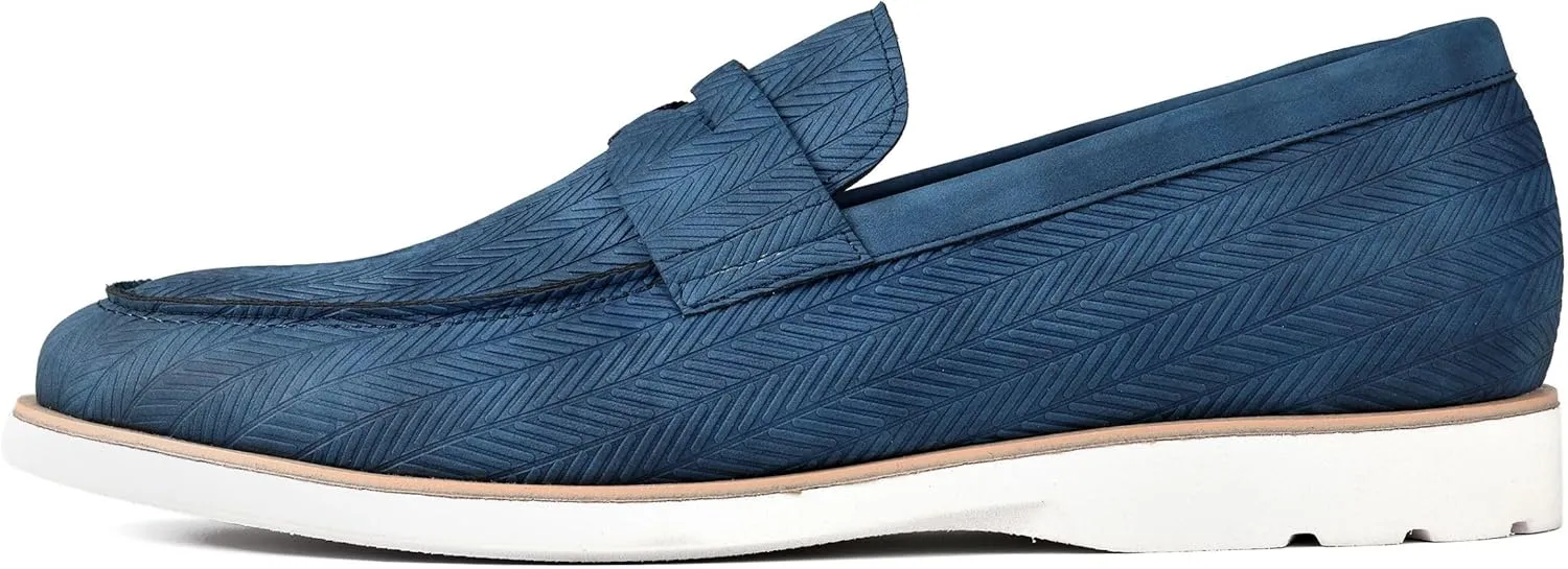 Amali Levi Two Tone Penny Loafer Slip-On Shoes for Men