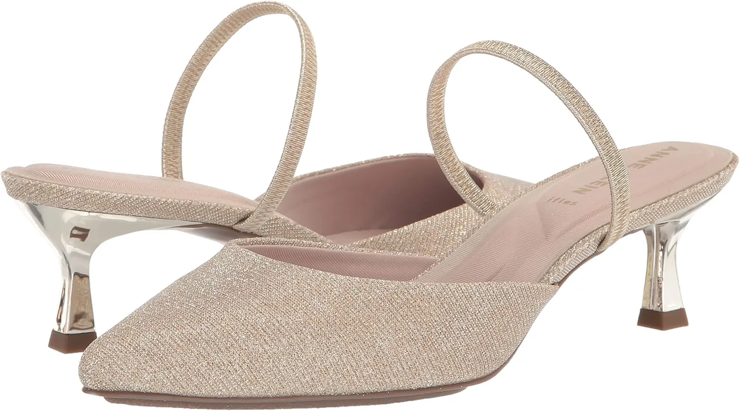 Anne Klein Womens Iella Pointy Toe Slingback Heels