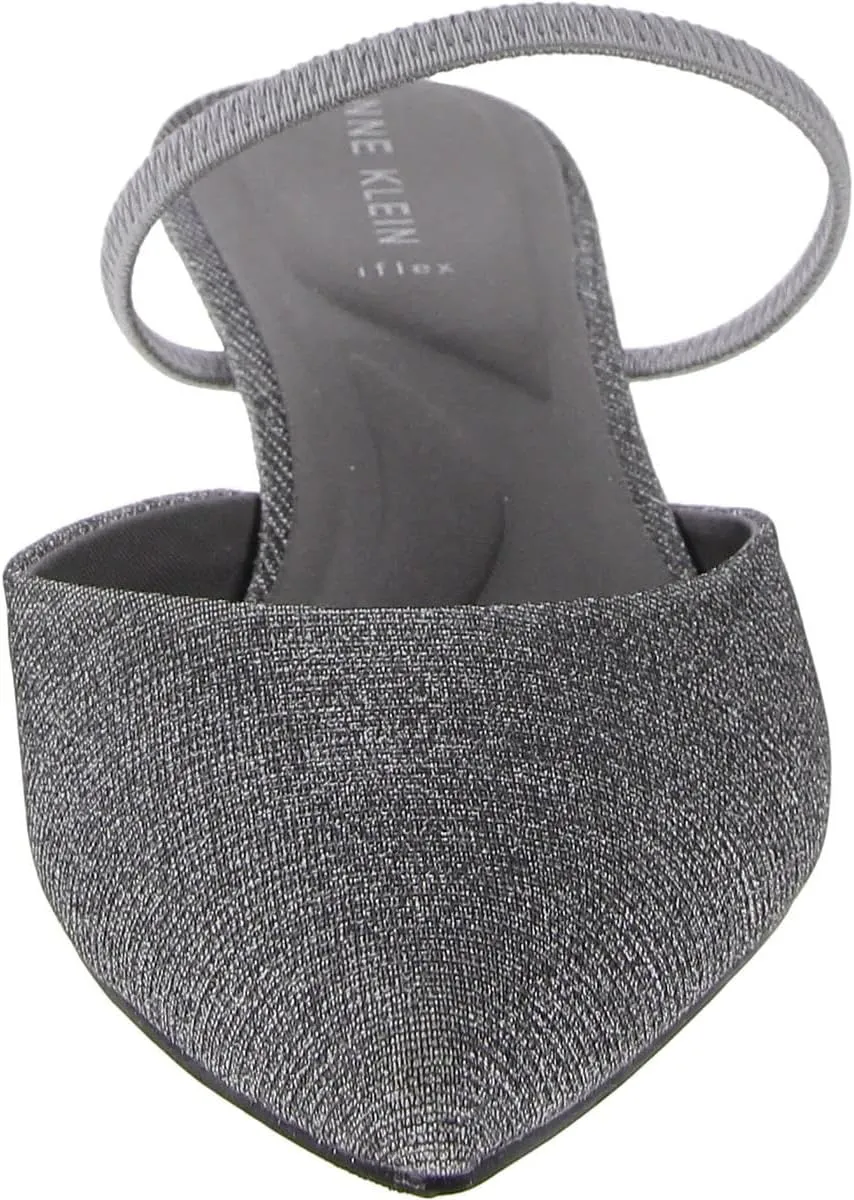 Anne Klein Womens Iella Pointy Toe Slingback Heels