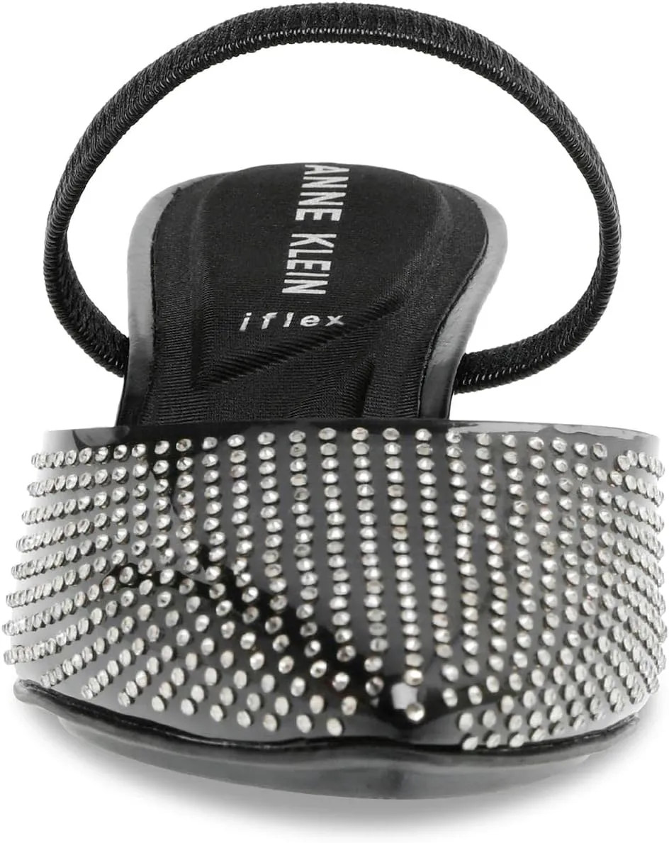 Anne Klein Womens Iella Pointy Toe Slingback Heels