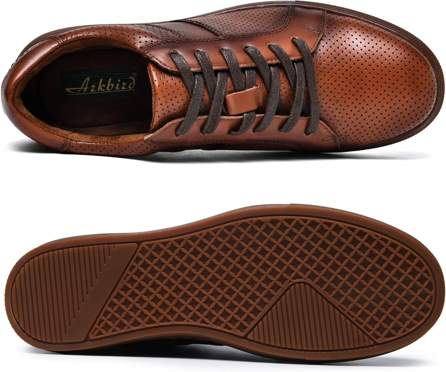 Arkbird Mens Fashion Sneakers Classic Casual Shoes Stylish Lace-up Oxford Shoes for Men