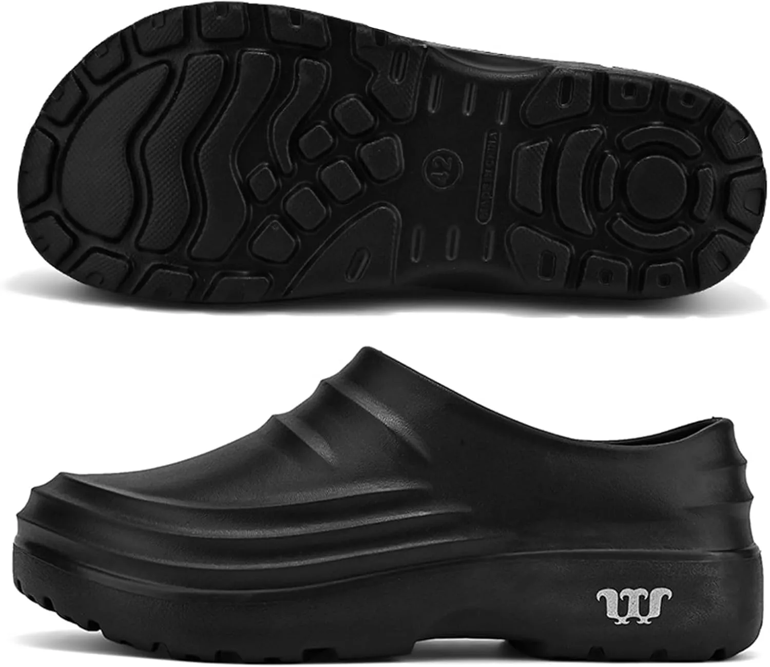 Armadillo Chef Shoes for Women Comfortable Slip On Kitchen Garden Nurse Shoes Solid Color Oil Resistant Work Clogs Lightweight Waterproof Chef Mules