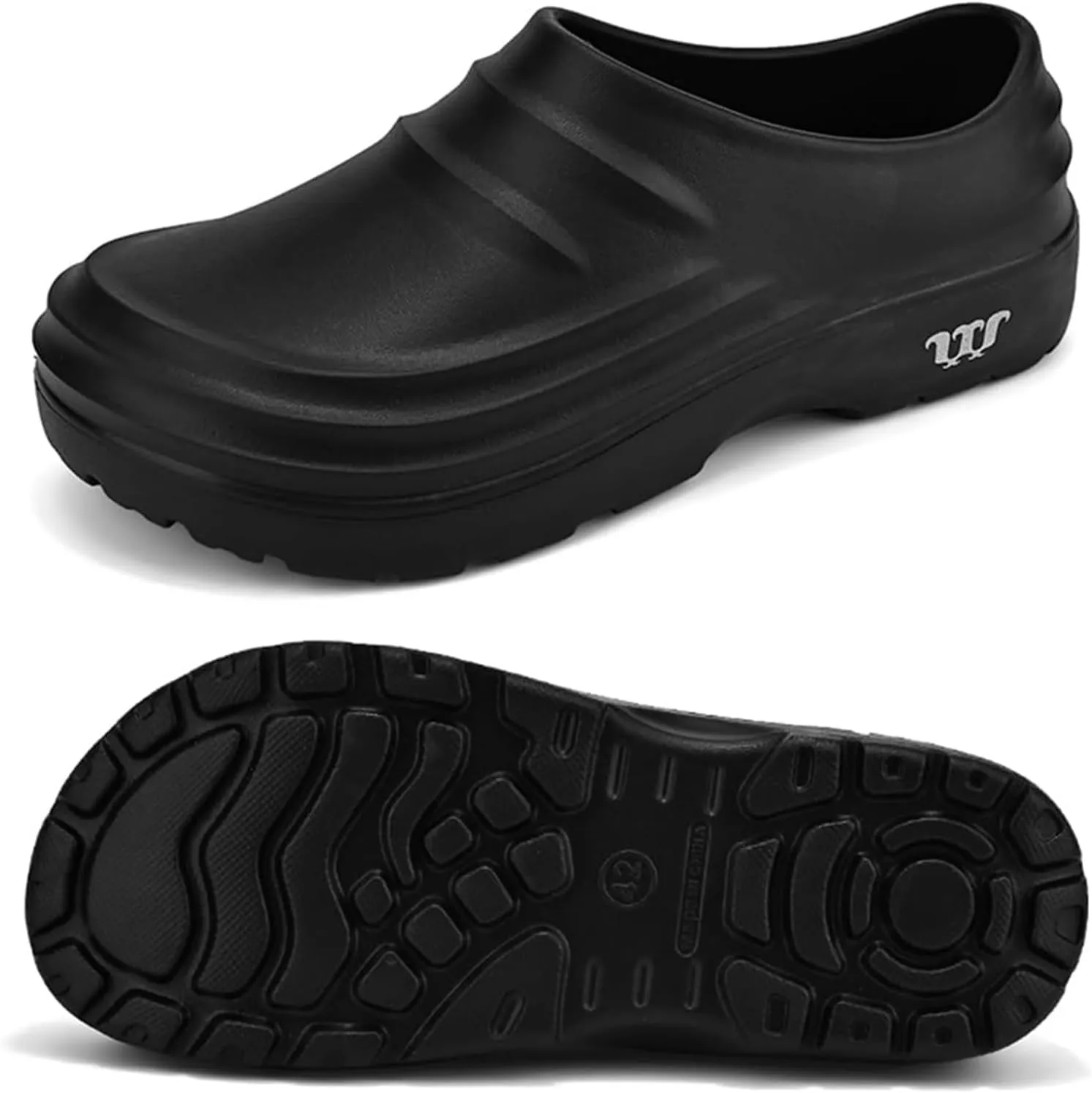 Armadillo Chef Shoes for Women Comfortable Slip On Kitchen Garden Nurse Shoes Solid Color Oil Resistant Work Clogs Lightweight Waterproof Chef Mules