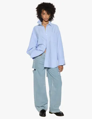Astra L/S Shirt - Blue Oxford