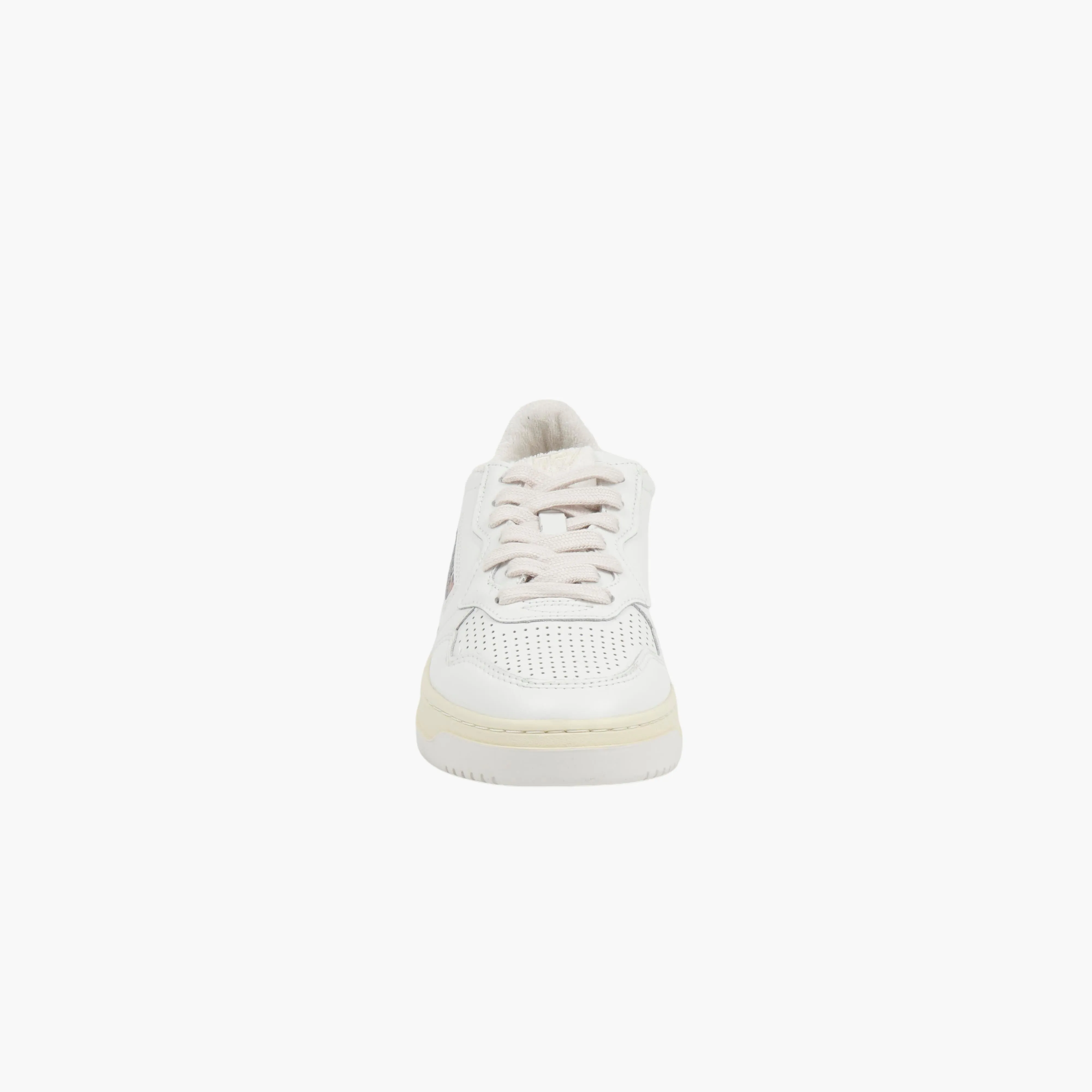 AUTRY White-Ivory Leather Sneakers