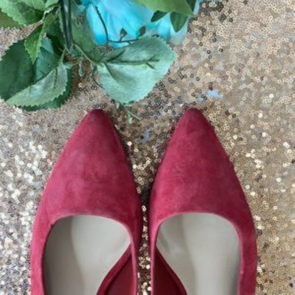 Bella Vita Red Leather Scarlett Slingback Pumps 8