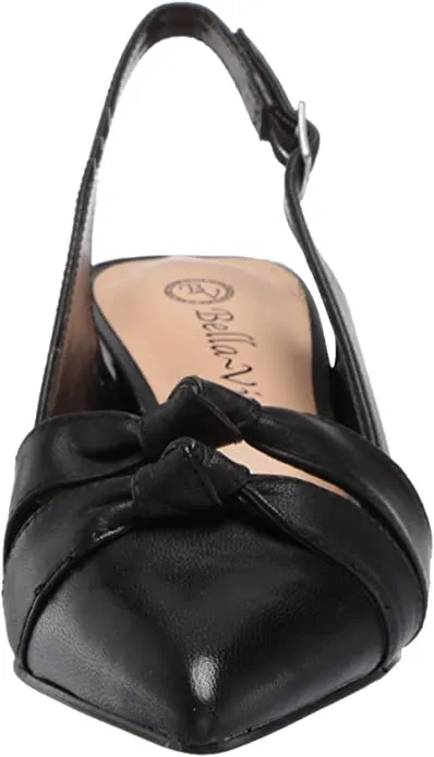 Bella Vita Women's Pump, Black Leather