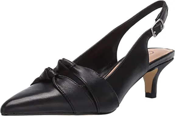 Bella Vita Women's Pump, Black Leather