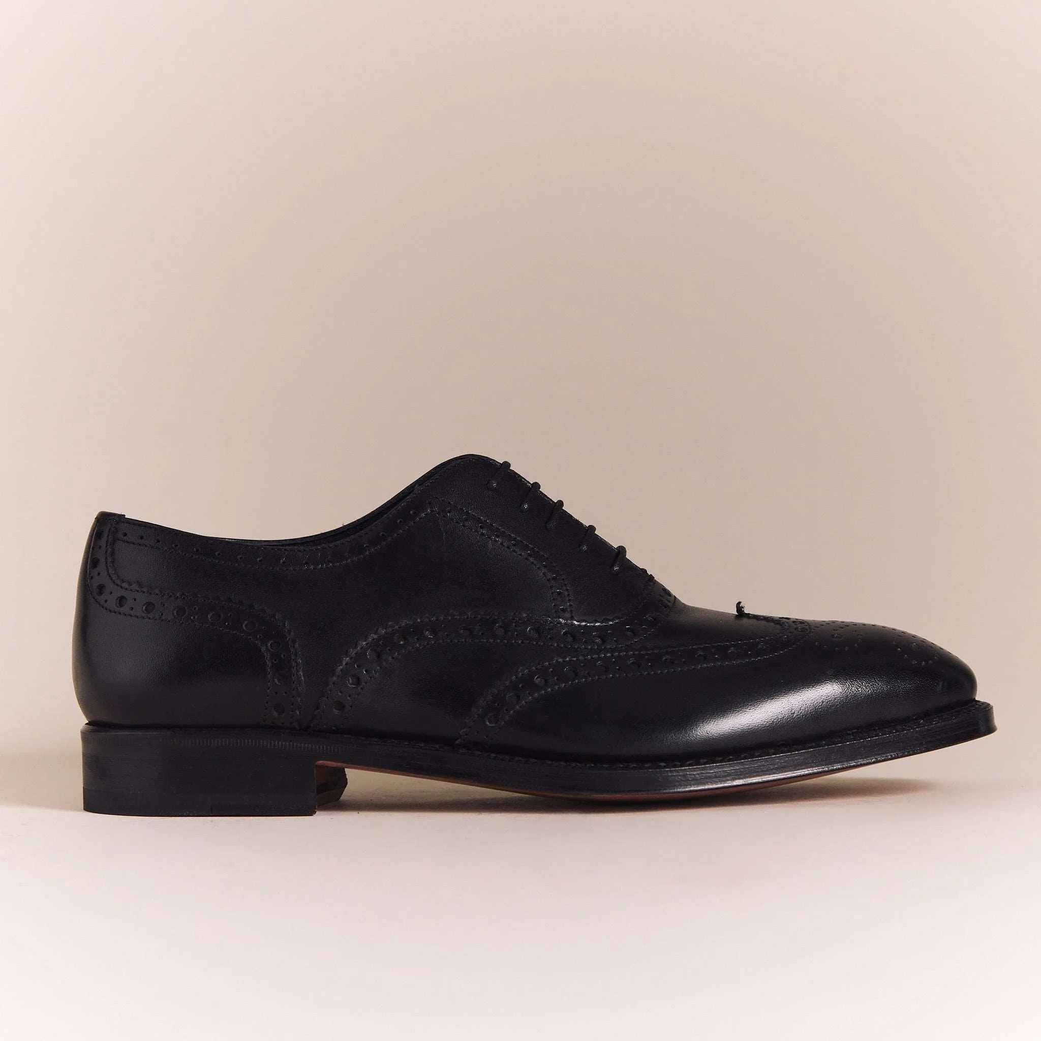 Black Oxford Wingtip Brogues