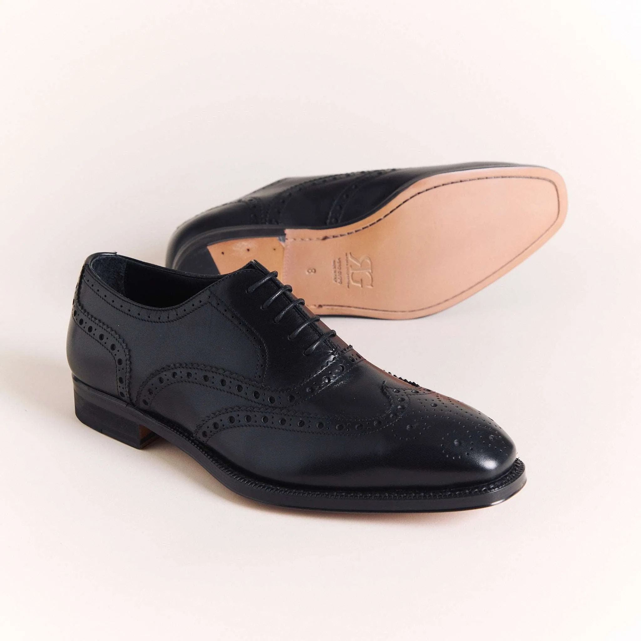 Black Oxford Wingtip Brogues