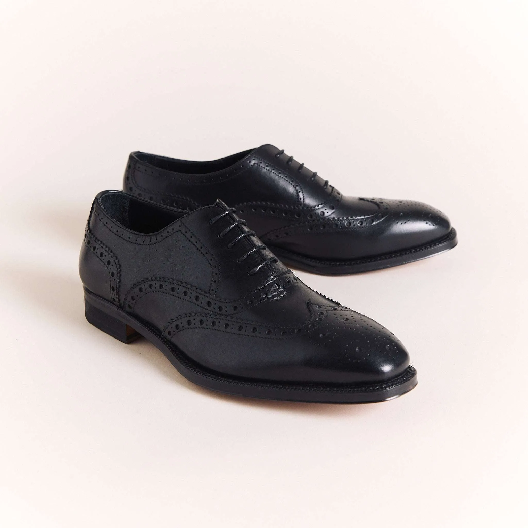 Black Oxford Wingtip Brogues