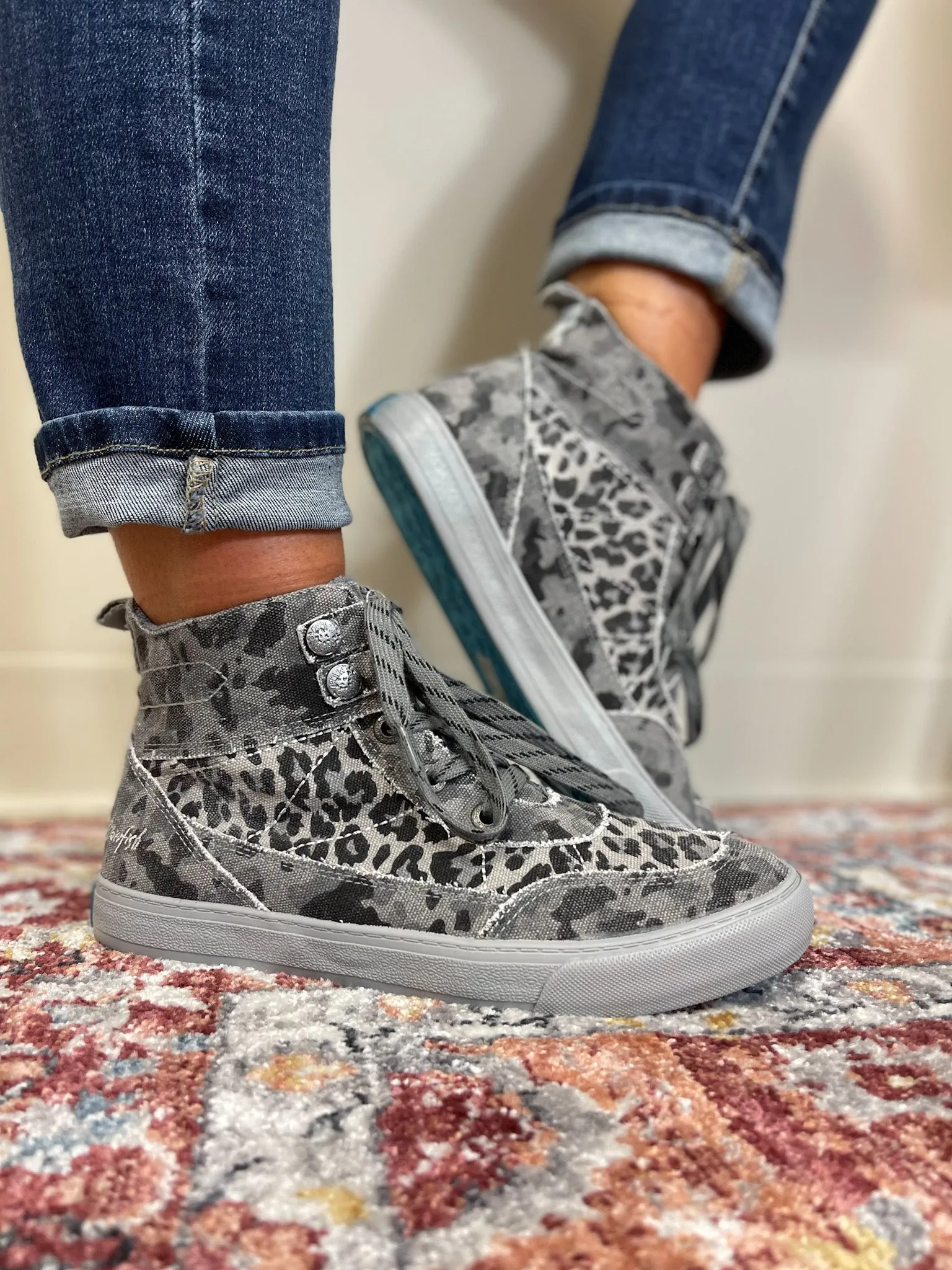 Blowfish Dark Grey Peppercorn Camo Upland Sneaker