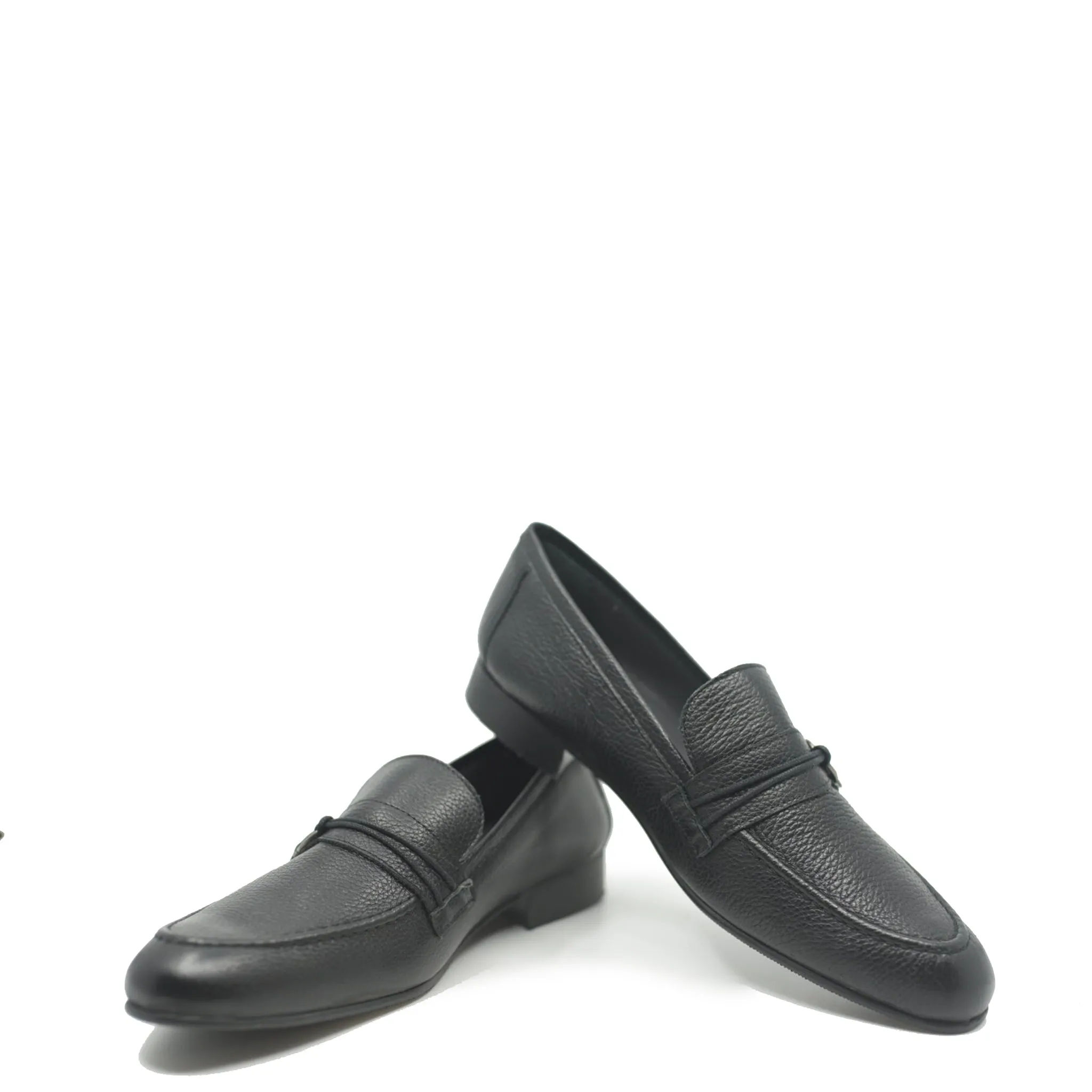 Blublonc Black Toggle Dress Shoe