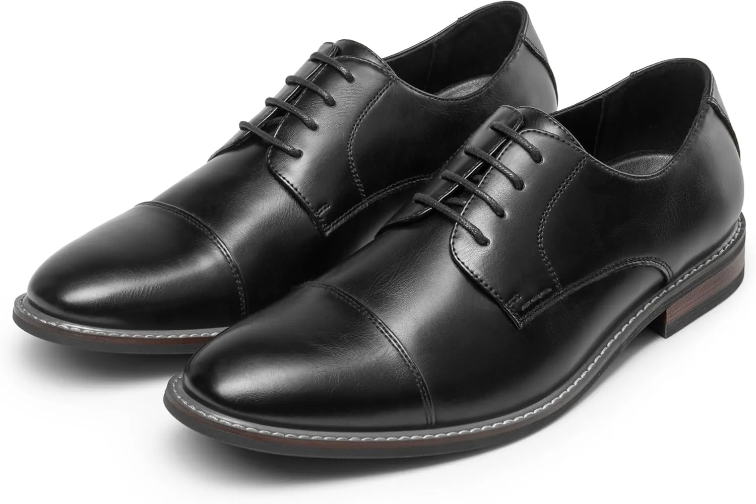 Bruno Marc Men's Prince Classic Modern Formal Oxford Lace Up Dress Shoes