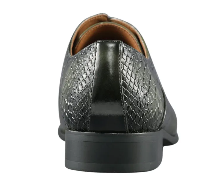 Burke Olive Wingtip Oxfords