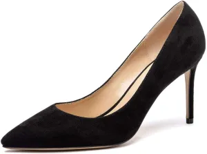 Castamere Womens Basic High Heels Pumps Slip-on Pointy Toe Stilettos 8.5 CM Heel