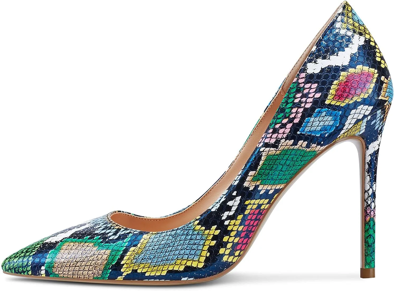 Castamere Womens High Heels Stilettos Pumps Slip-on Sexy Pointy Toe Basic Pump 10CM Heels