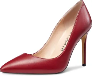 Castamere Womens High Heels Stilettos Pumps Slip-on Sexy Pointy Toe Basic Pump 10CM Heels
