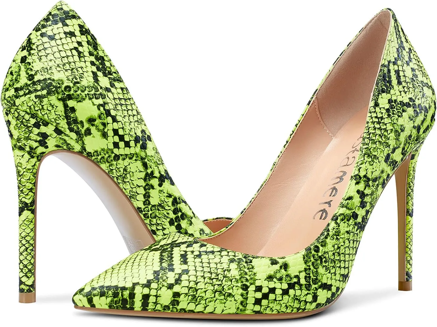 Castamere Womens High Heels Stilettos Pumps Slip-on Sexy Pointy Toe Basic Pump 10CM Heels