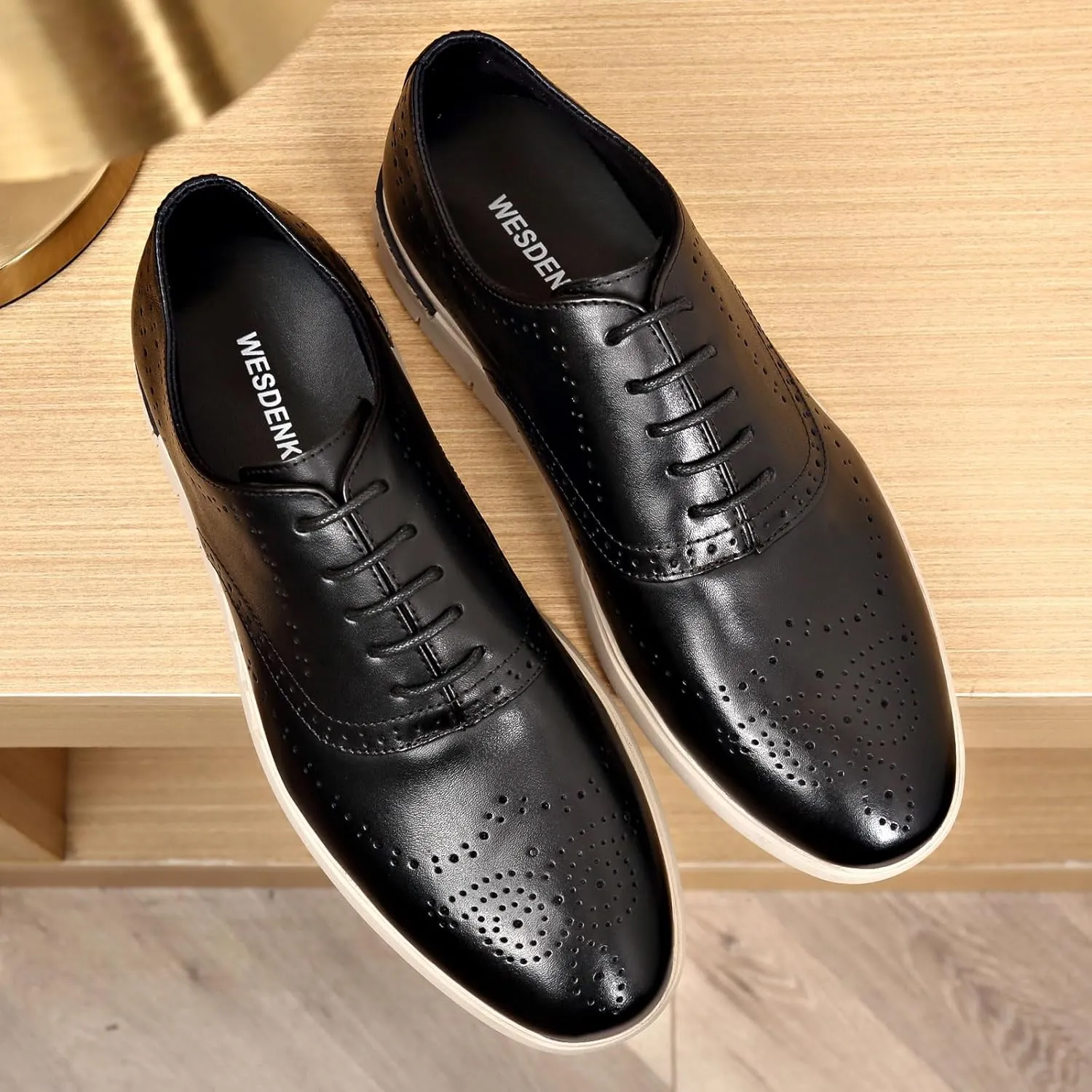 Casual Dress Shoes for Men, Business Casual Oxfords Wingtip