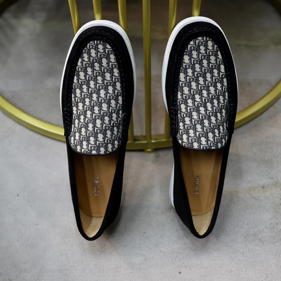 CD GRANVILLE BASIC LOAFER BLACK-WHITE JACQUARD