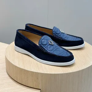 CD GRANVILLE BASIC LOAFER COBALT EMBOSSED CALFSKIN