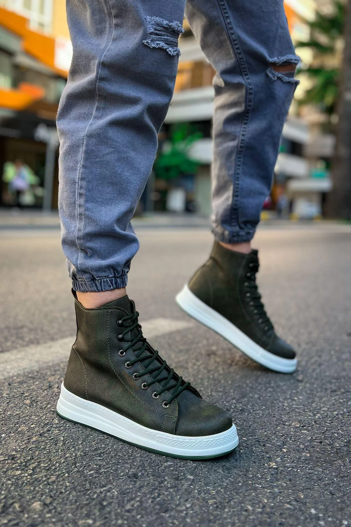 CH055  Mens Sneaker Boots