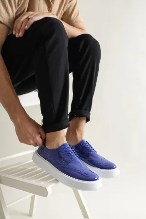CH149 BT Patent Leather Men's Sneaker Casual Shoes
