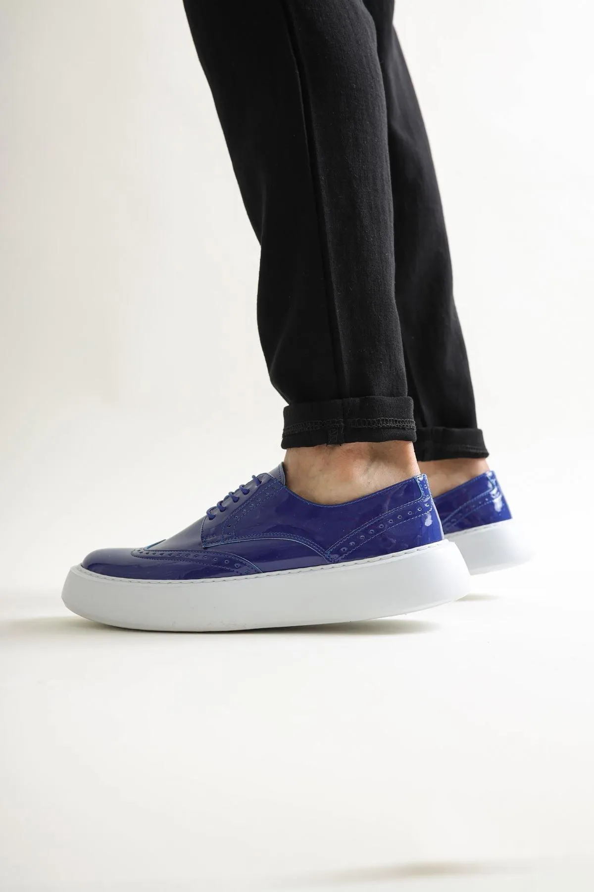 CH149 BT Patent Leather Men's Sneaker Casual Shoes