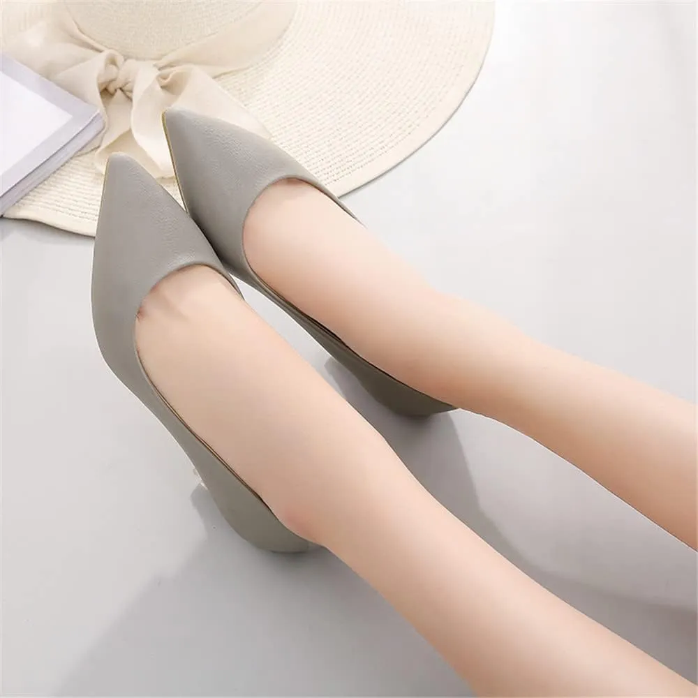 ChaiRong Zhou Women's Elegant Candy Color Pointy Toe Low Kitten Heeled Dress Pumps,Fashion Slip on Working Pump Shoes