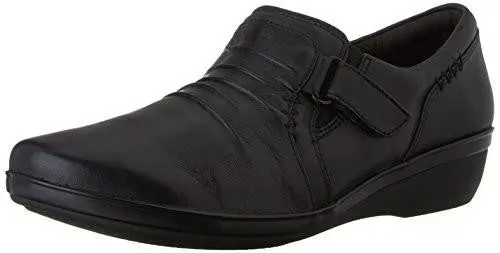 Clarks Everlay Coda Slipon Loafer Black 10 W Us
