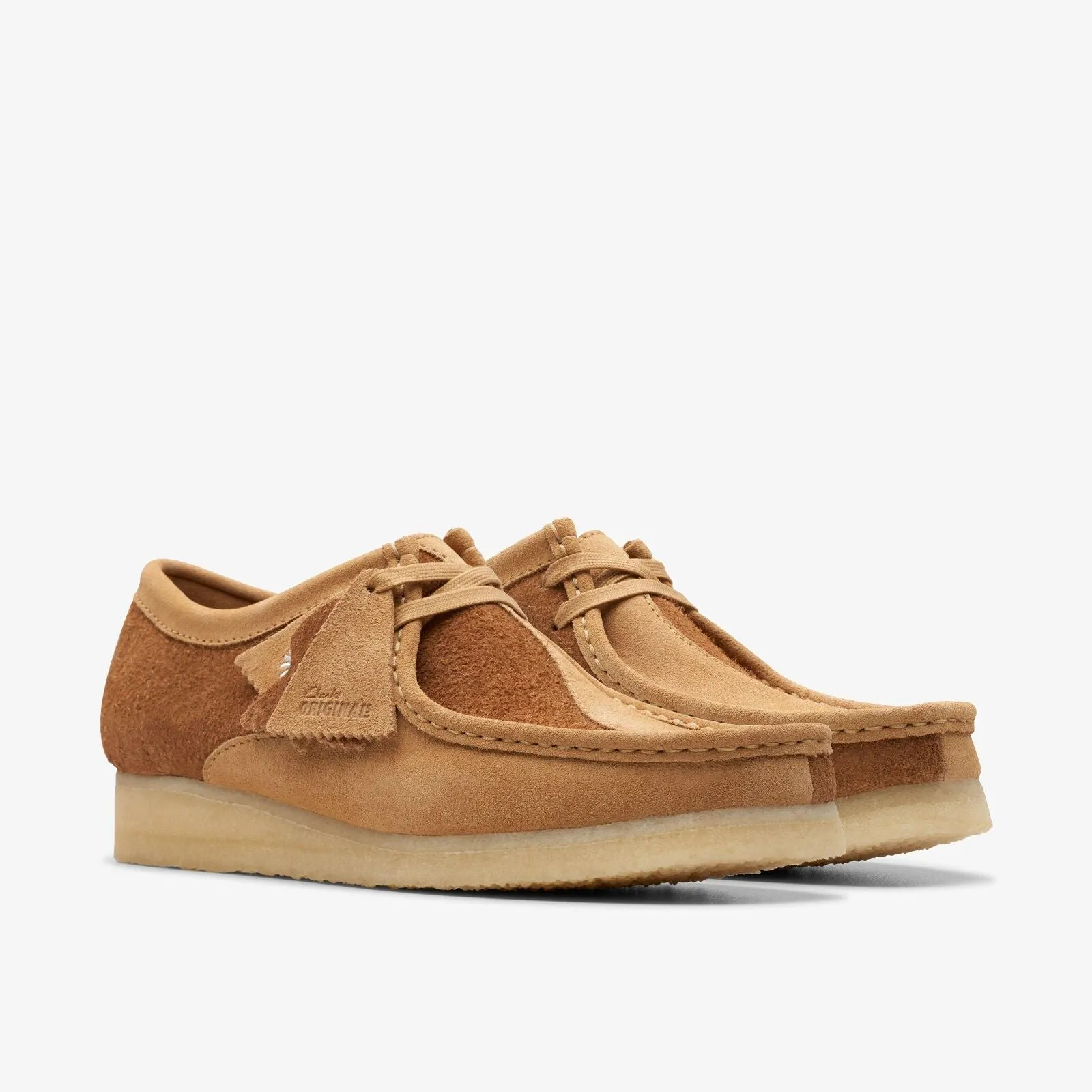 Clarks Men's Wallabee Tan Combi