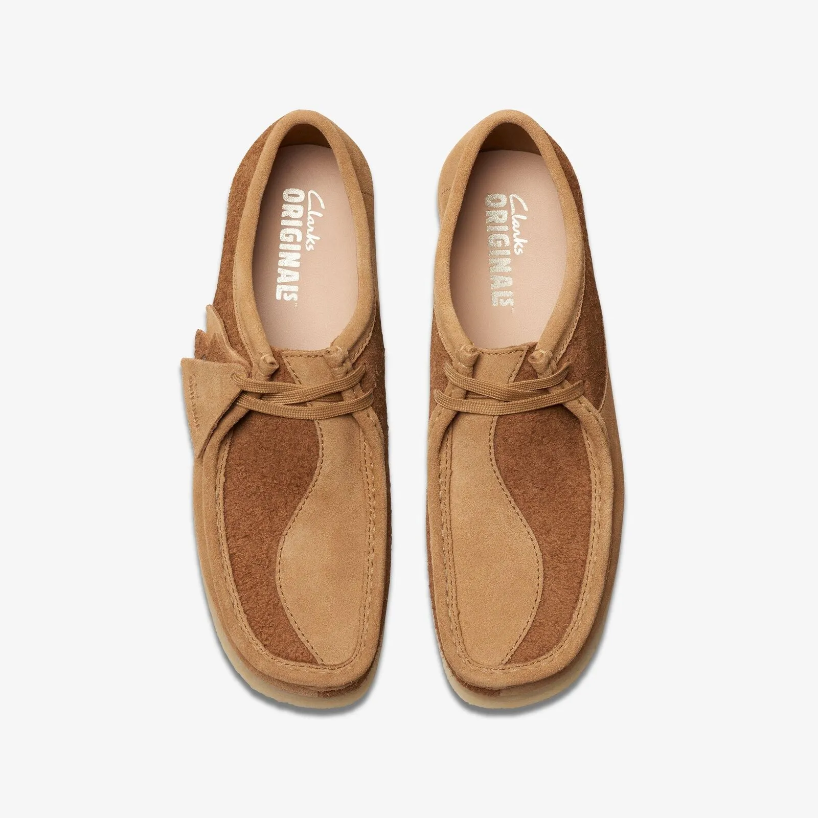 Clarks Men's Wallabee Tan Combi