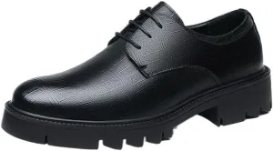 Classic Men's Wholecut Oxford Shoes Premium Leather Glossy Finish Dress Shoes for Weddings, Boardroom Presentations & Black Tie Events