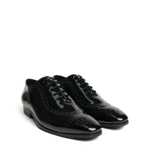 Classic Patent Shiny Leather Oxford Shoes