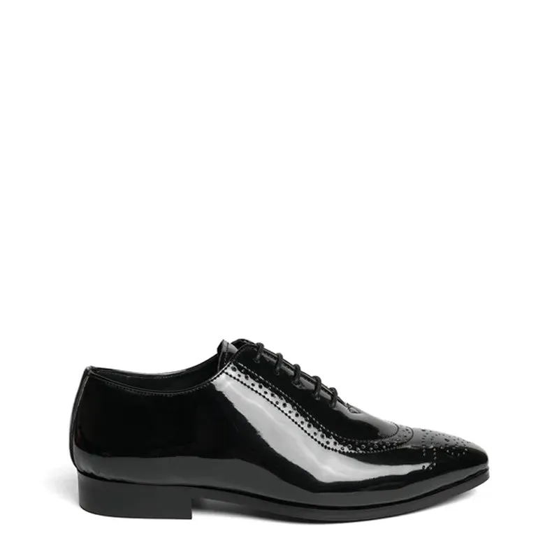 Classic Patent Shiny Leather Oxford Shoes