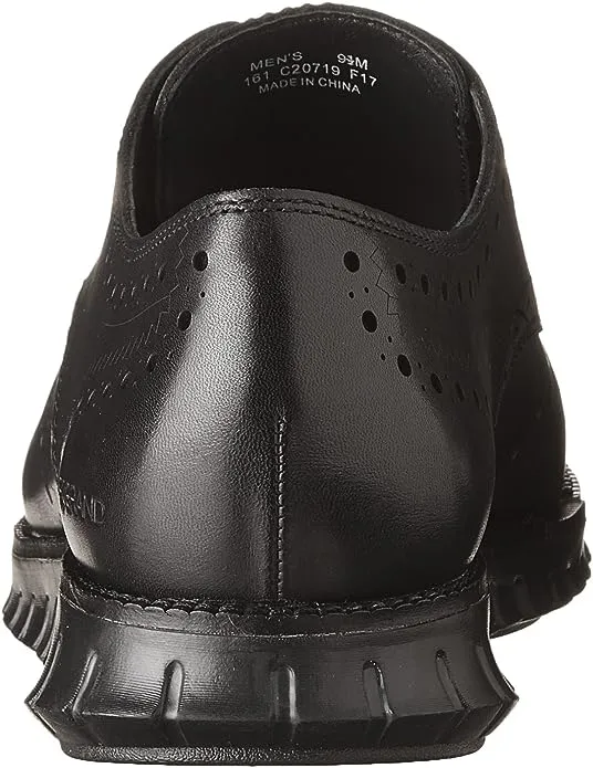 Closed Haan Black Wing Limited-edition offer Lace-Up Zerogrand Holes/Black Sneaker Oxford Impeccable Cole Leather