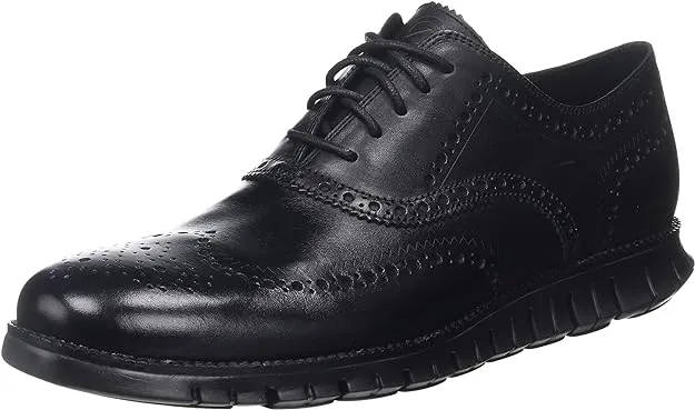 Closed Haan Black Wing Limited-edition offer Lace-Up Zerogrand Holes/Black Sneaker Oxford Impeccable Cole Leather