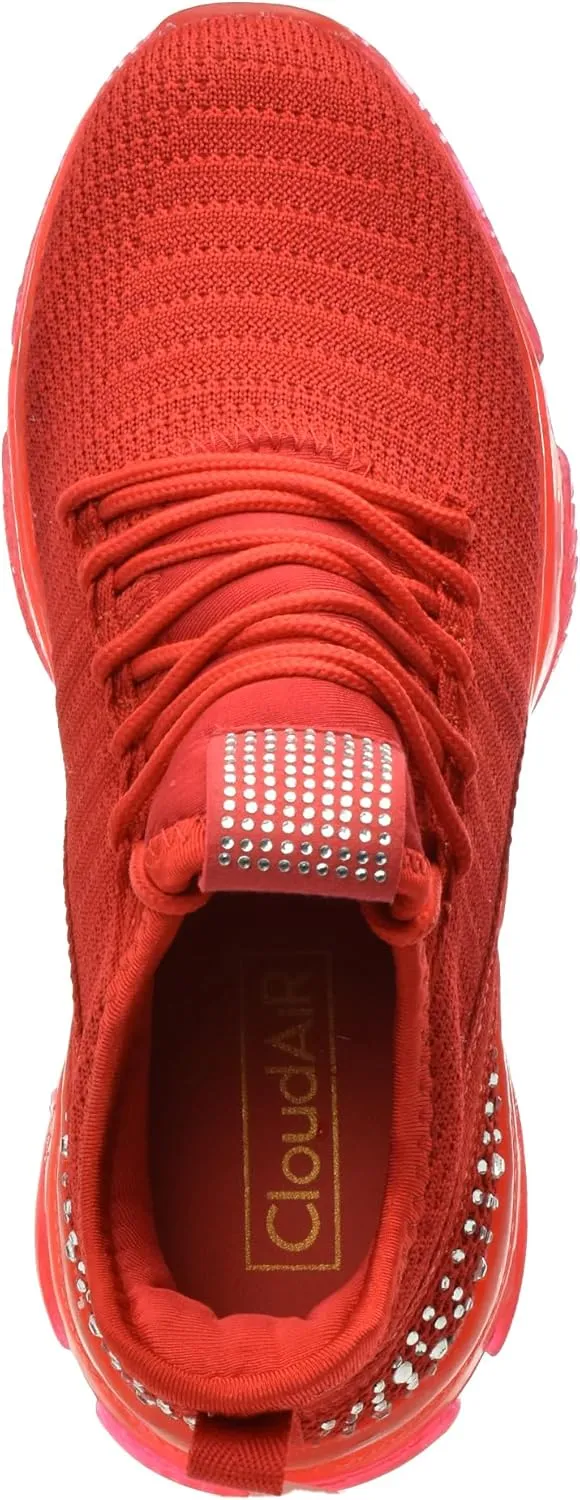 CLOUDAIR Vesta Women's Sneakers: Casual Running, Walking Arch Support Shoes, Lightweight Slip-On Sock Design, Non-Slip Work Shoes for Women, Comfortable Air Cushioned Platform Sneakers