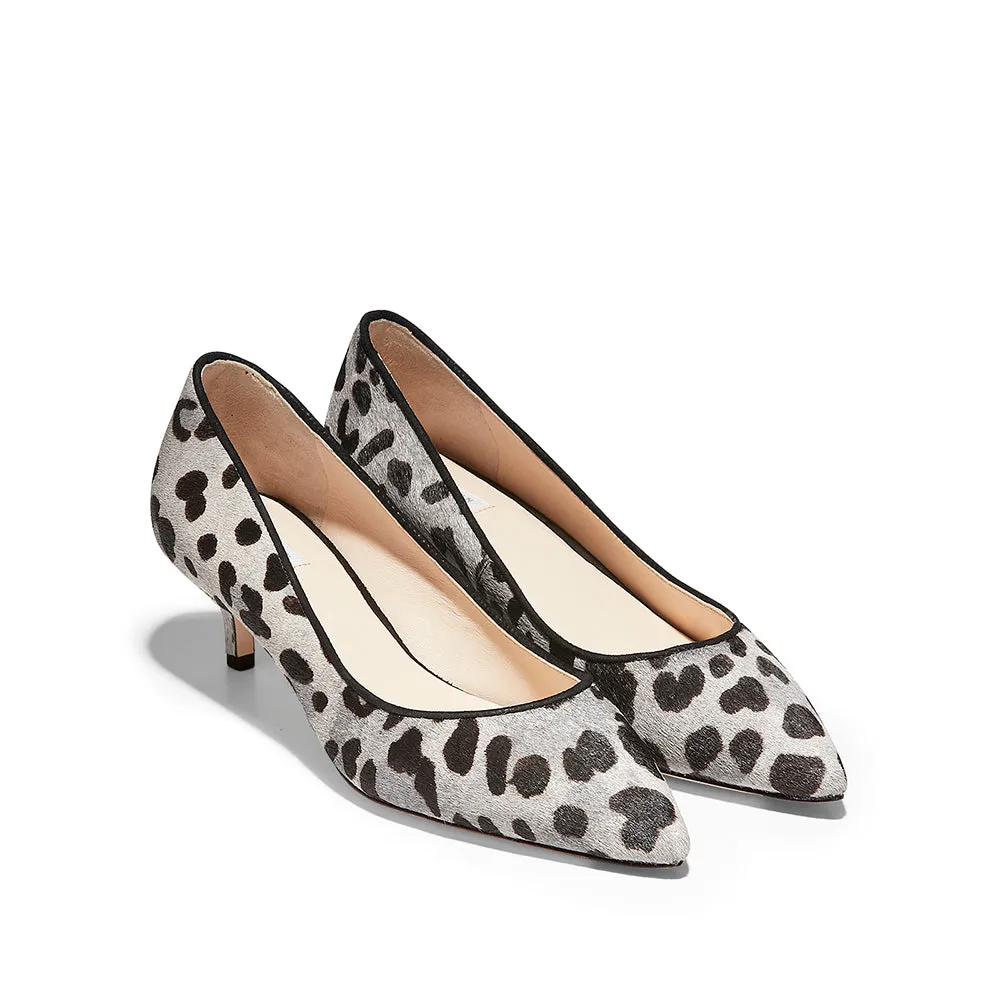 Cole Haan Vesta Pump 45mm Mercer Ocelot Print Haircalf