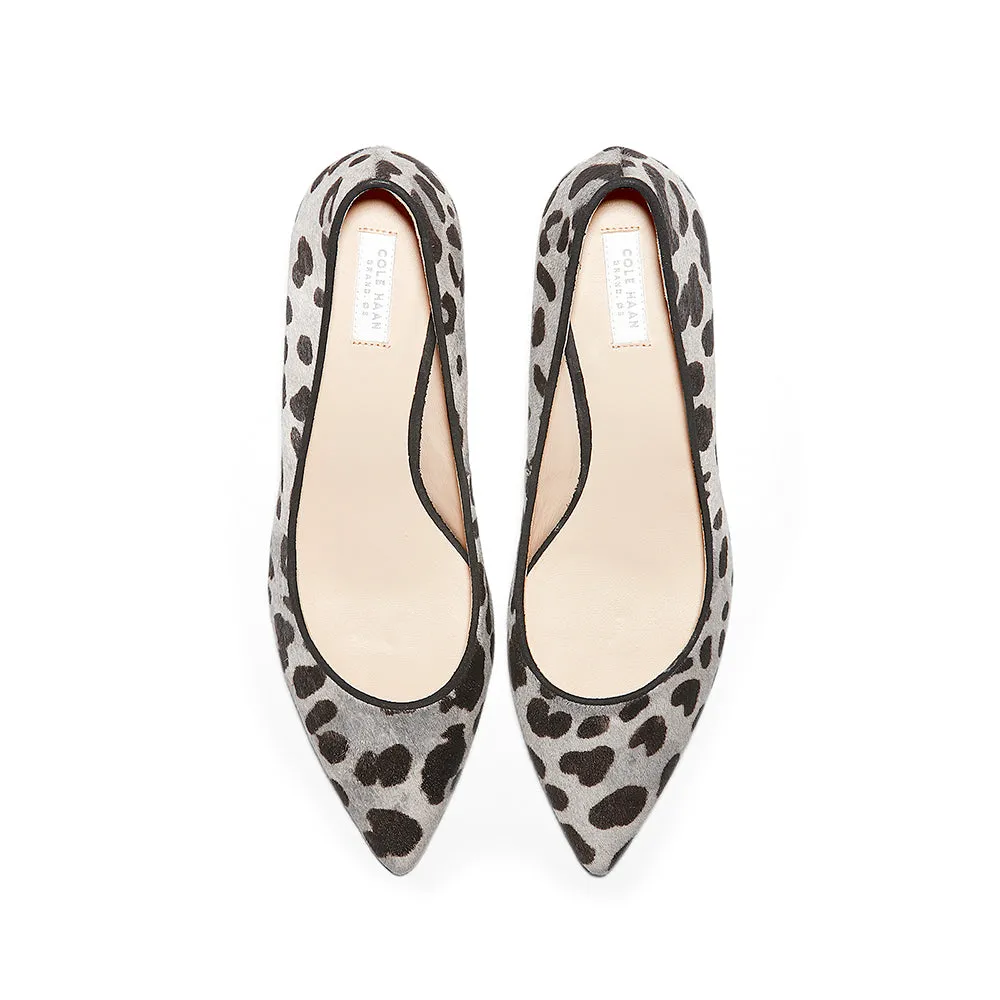 Cole Haan Vesta Pump 45mm Mercer Ocelot Print Haircalf