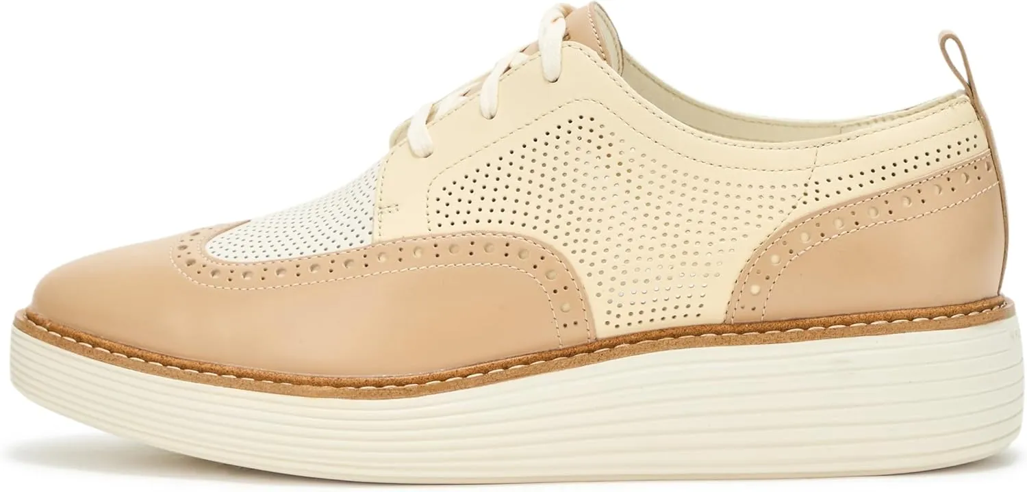 Cole Haan Women's Originalgrand Platform Wingtip Oxfords