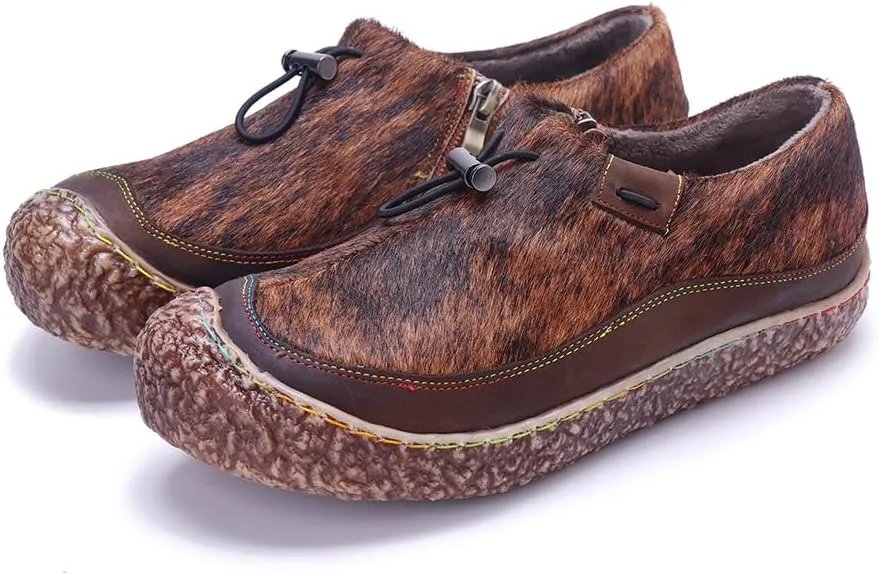 CrazycatZ Women's Leather Oxford Shoes Perforated Lace up Wingtip Colorful